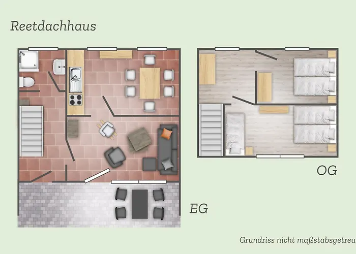 Inselglueck Unter Reet 100m Zum - Garten & Privatterrasse - Hund Willkommen * Karlshagen
